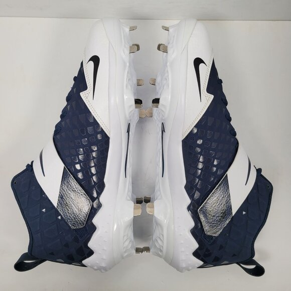 Nike Force Air Trout 6 Pro Men's Navy White Cleats AR9815-401 US Size 12.5 NWB - Picture 8 of 10